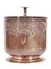 A RUSSIAN PARCEL-GILT SILVER TEA GLASS HOLDER. Cylindrical form with flared foot and delicate Изображение - 1