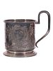 A RUSSIAN PARCEL-GILT SILVER TEA GLASS HOLDER, C. 1900. A Russian parcel-gilt silver tea glass Изображение - 1