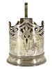 A RUSSIAN SILVER GLASSHOLDER, MOSCOW, CIRCA 1890–1908. Of cylindrical form with an openwork Изображение - 2