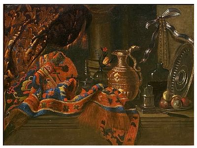 ATTRIBUTED TO FRANCESCO FIERAVINO, CALLED "IL MALTESE" (ROME, CIRCA 1620–1660). A sumptuous 