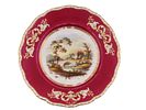 A PAIR OF RUSSIAN PORCELAIN CABINET PLATES WITH SCENIC RESERVES, PRIVATE FACTORY, MID TO LATE Изображение - 2