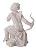A MEISSEN WHITE PORCELAIN FIGURE OF A SEATED PUTTO WITH BOW, GERMANY, LATE 19TH TO EARLY 20TH Изображение - 1