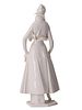 A GERMAN ART DECO WHITE PORCELAIN FIGURE OF A MODERN LADY BY PAUL SCHEURICH, CIRCA 1930. White Изображение - 1