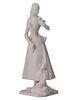 A MEISSEN WHITE PORCELAIN FIGURE OF A LADY WITH A DOG, MODELED BY PAUL SCHEURICH, GERMANY Изображение - 1