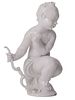 A MEISSEN WHITE PORCELAIN FIGURE OF A PUTTO OR AMOR BY PAUL SCHEURICH, GERMANY, CIRCA 1910-1924. Изображение - 1