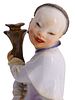 A MEISSEN PORCELAIN FIGURE OF A CHINESE DANCING BOY BY PAUL SCHEURICH. Porcelain sculpture Изображение - 1