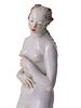 A PAINTED PORCELAIN FIGURE OF A NUDE LADY. White porcelain figure modeled as a standing nude Изображение - 2