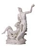 A PORCELAIN FIGURE GROUP OF A SATYR AND NYMPH WITH CUPID, KPM, FIRST HALF 20TH CENTURY. Porcelain Изображение - 2