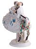 A MEISSEN PORCELAIN FIGURAL GROUPING OF HARLEQUIN AND COLUMBINE FROM THE RUSSIAN BALLET Изображение - 1
