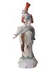 A MEISSEN HAND-PAINTED PORCELAIN FIGURAL GROUPING OF A HUSSAR AND WOMAN ON HORSEBACK. Hand-painte Изображение - 3