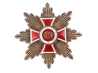 AUSTRIA, AN ORDER OF LEOPOLD, BREAST STAR, CA. 1900. Austria, Order of Leopold, breast star for 