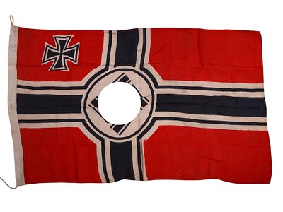 A GERMAN THIRD REICH KRIEGSMARINE WAR ENSIGN (REICHSKRIEGSFLAGGE), 1935–1945. A German Third 
