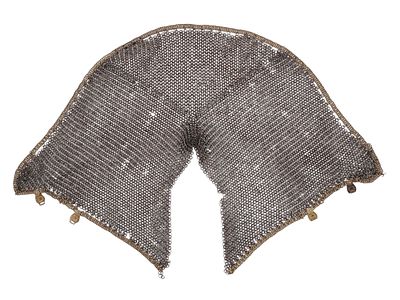 A CHAINMAIL NECKGUARD, RENAISSANCE GERMANY 16TH CEN. c. 1520–30 (early 16th-century) mantle 