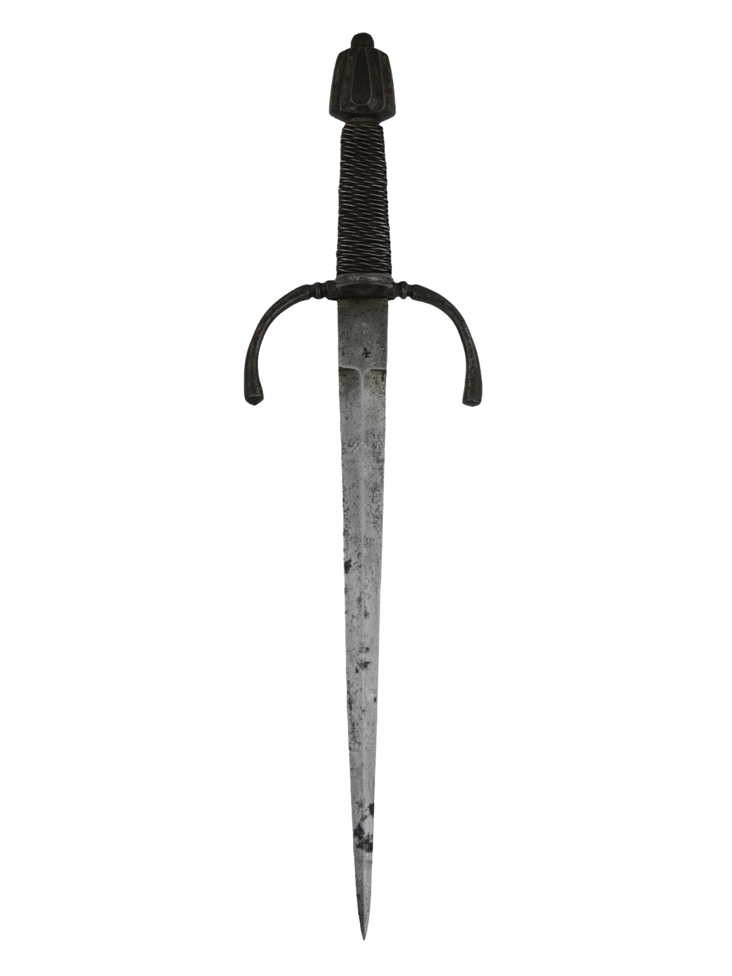 A VICTORIAN MAIN GAUCHE LEFT-HANDED PARRYING DAGGER