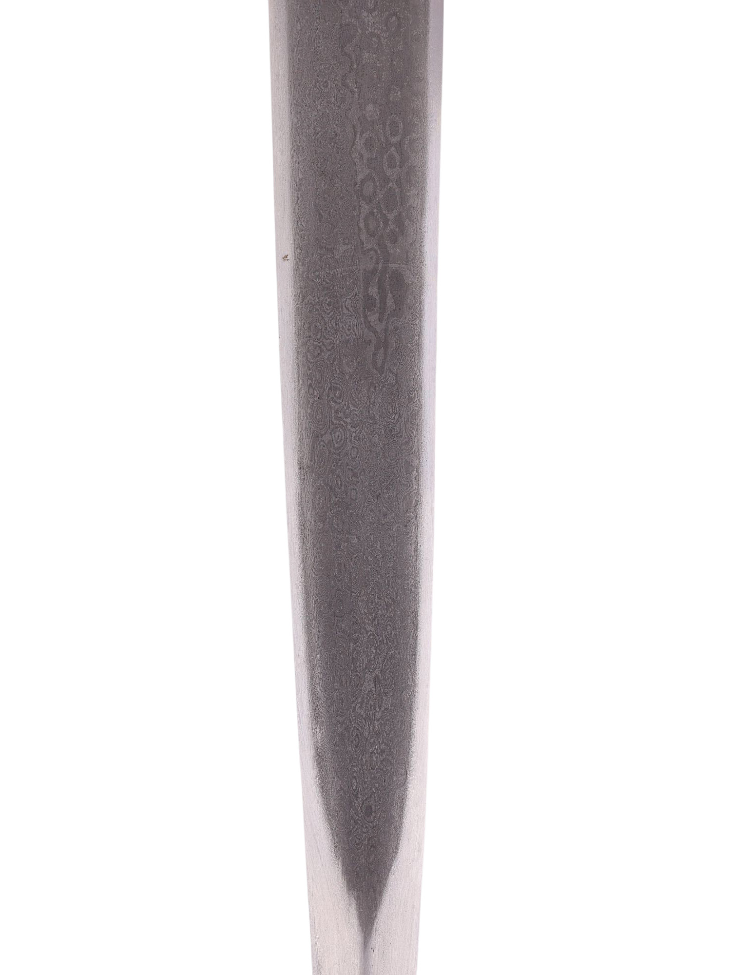 A TURKISH CARNELIAN AGATE DAMASCUS DAGGER