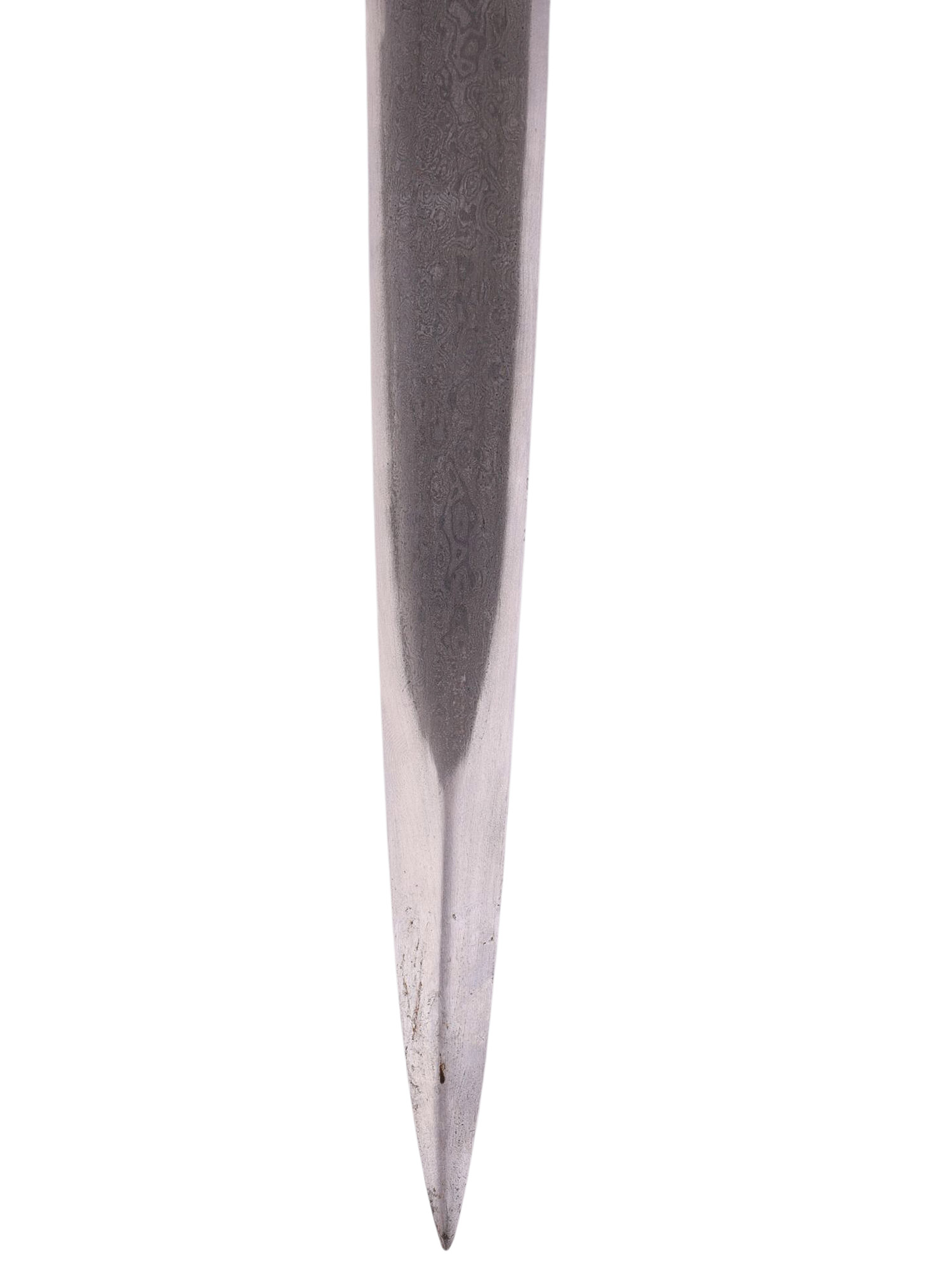 A TURKISH CARNELIAN AGATE DAMASCUS DAGGER