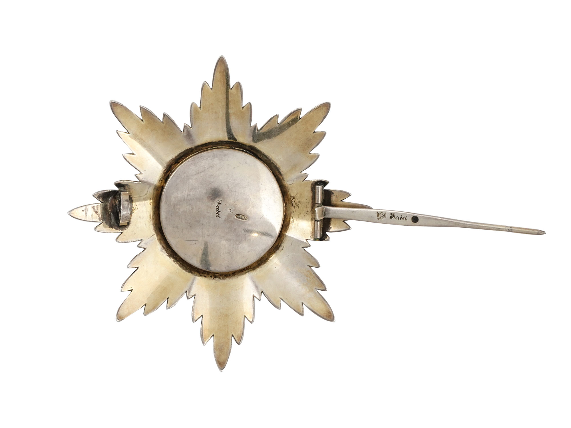 AN IMPERIAL RUSSIAN ORDER OF SAINT STANISLAUS, FIRST CLASS WITH SASH BADGE AND BREAST STAR