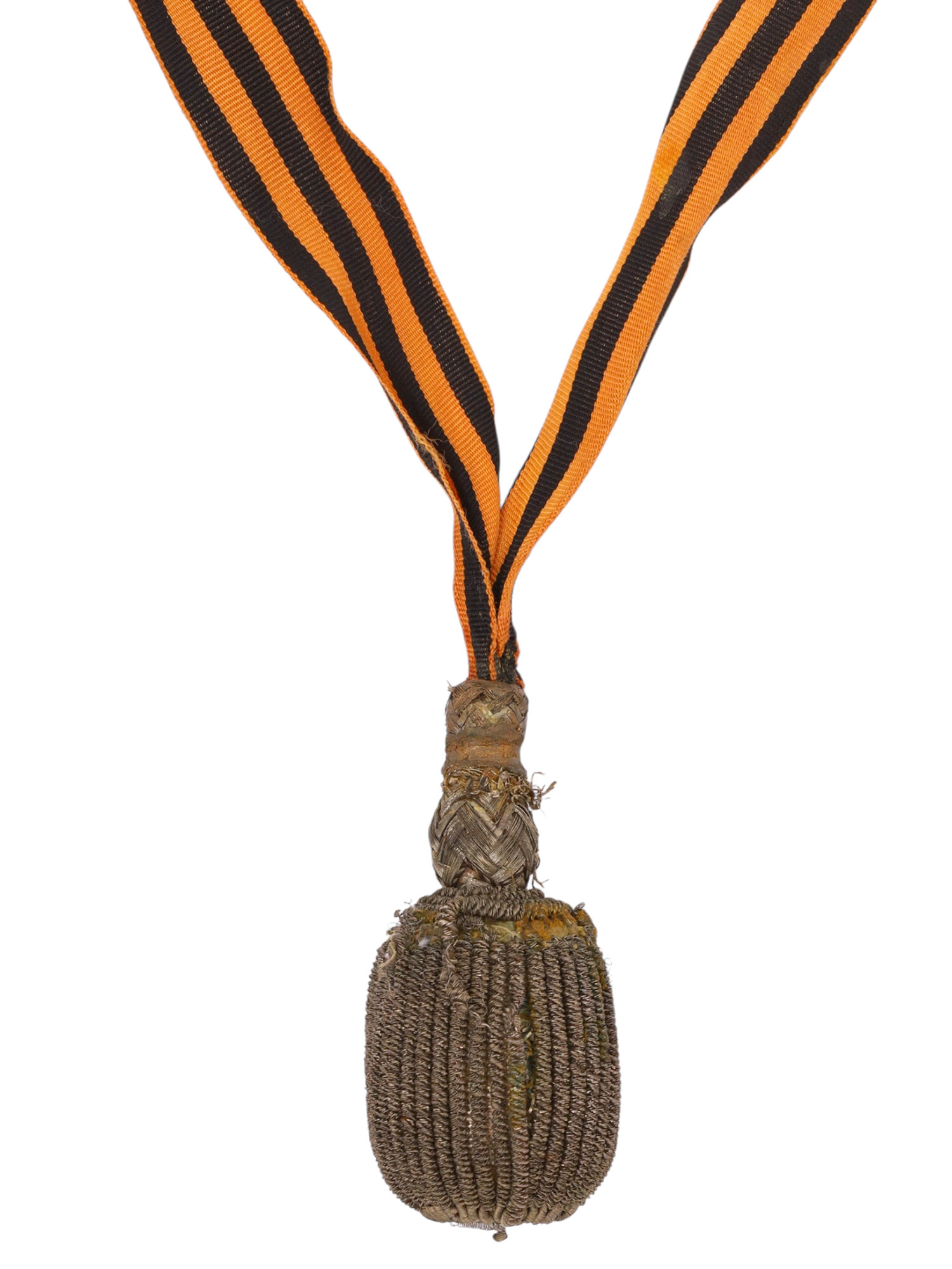 A RUSSIAN ST. GEORGE SWORD KNOT (TEMLYAK) FOR A SWORD OR SHASHKA, CIRCA 1900