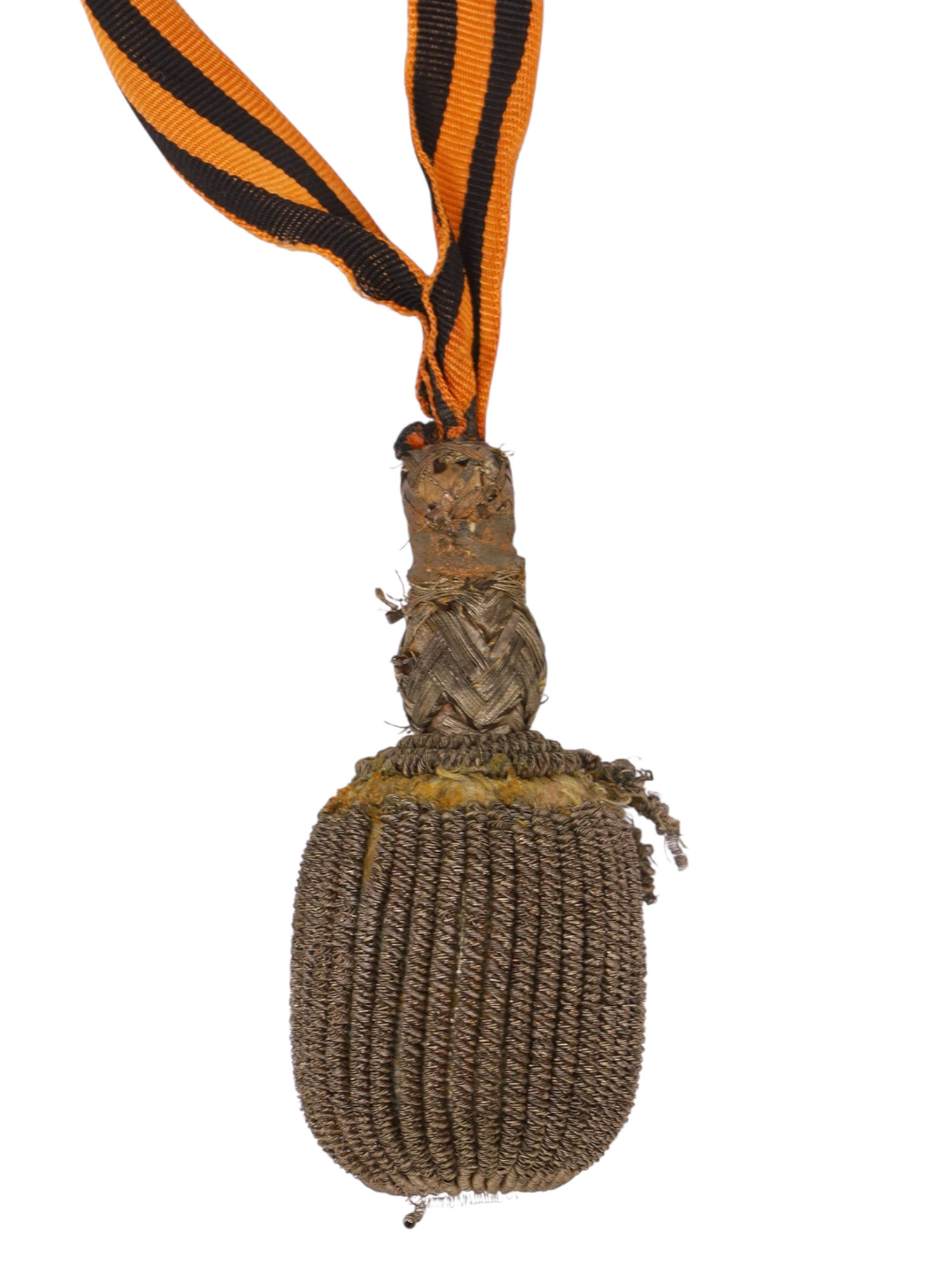 A RUSSIAN ST. GEORGE SWORD KNOT (TEMLYAK) FOR A SWORD OR SHASHKA, CIRCA 1900