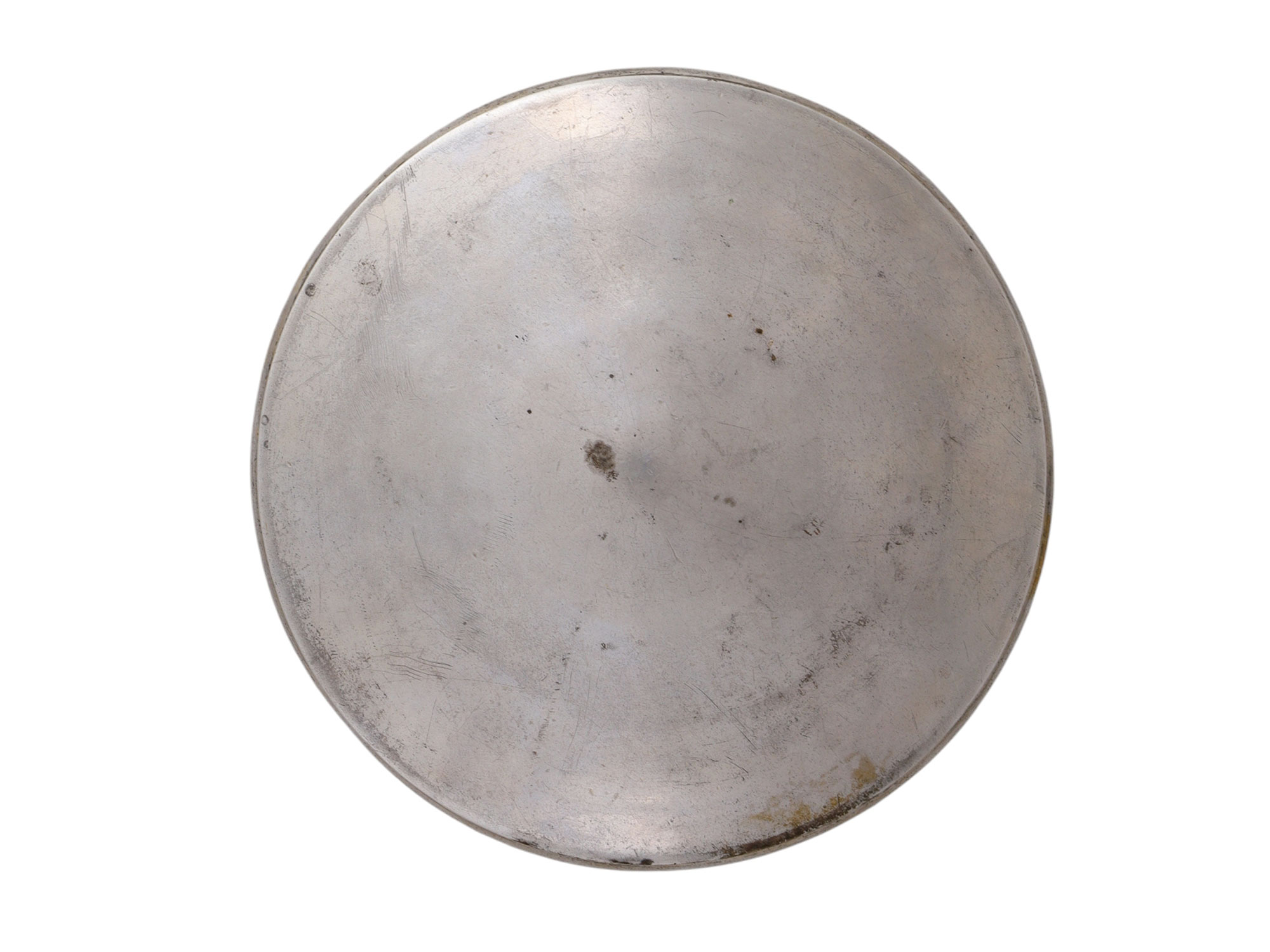 A RUSSIAN SILVER-PLATED GILT INTERIOR SEAL CASE