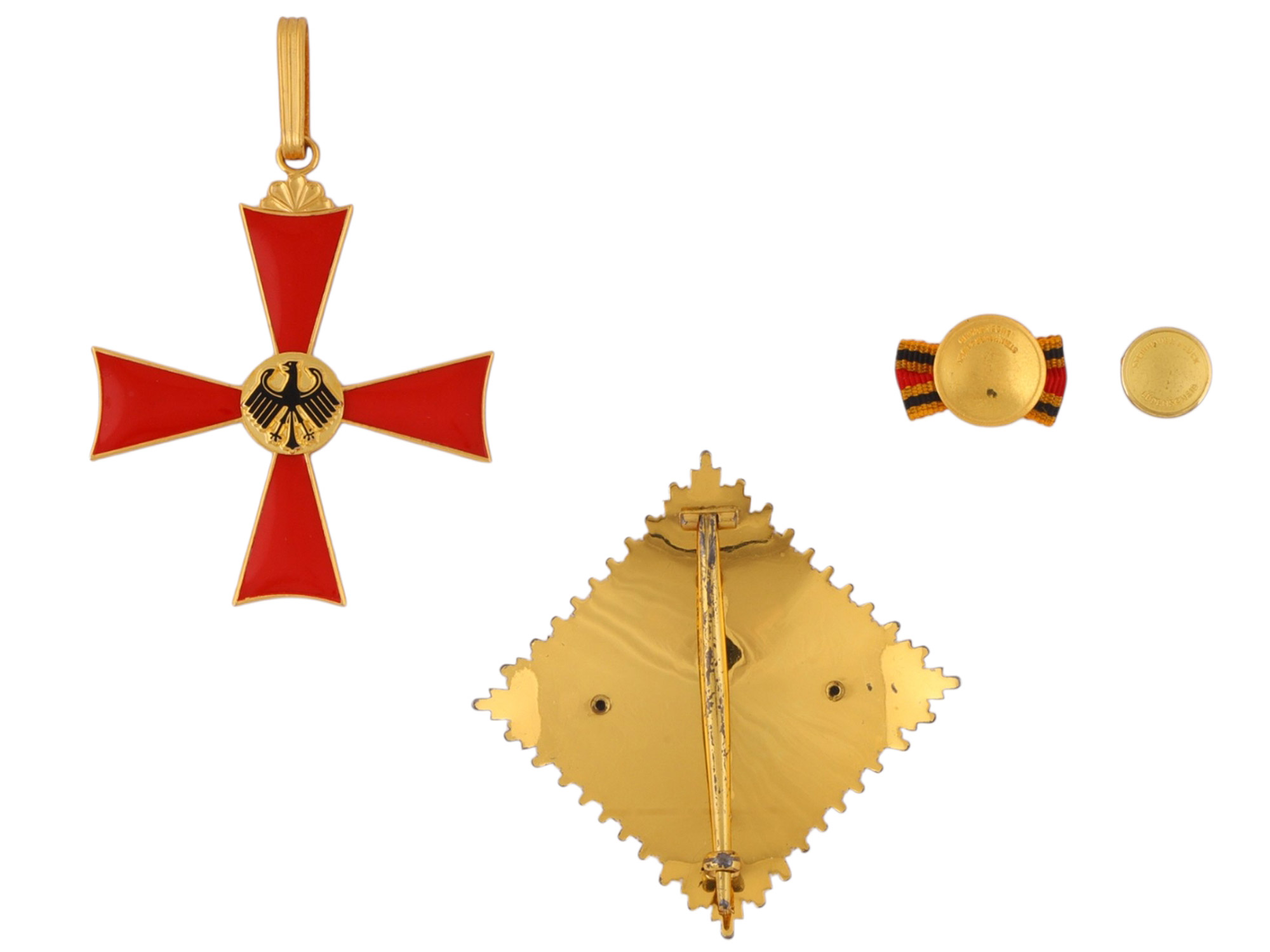 AN ORDER OF MERIT OF THE FEDERAL REPUBLIC OF GERMANY, GRAND CROSS SET, CASED