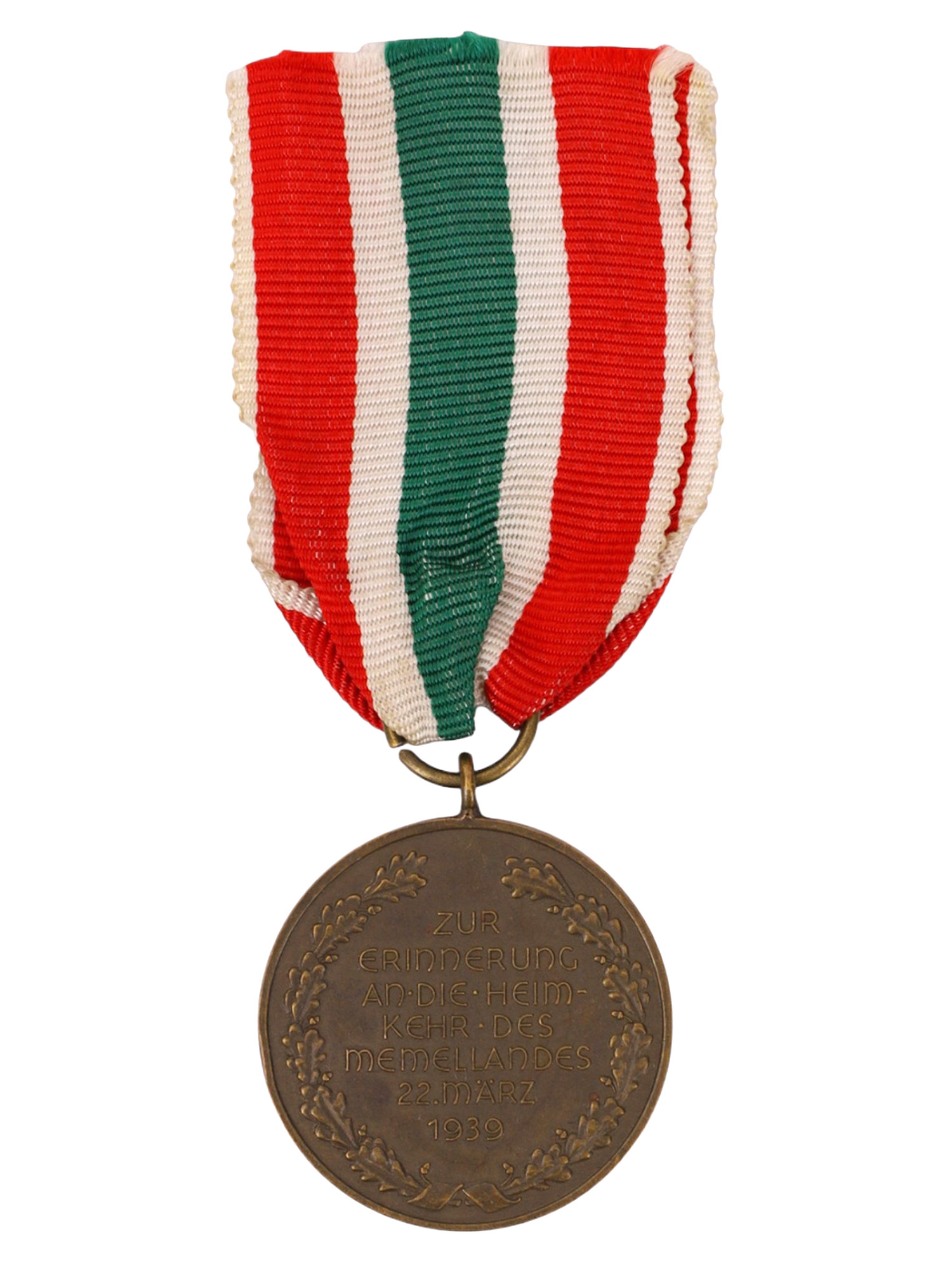 A WW2 GERMAN RETURN OF MEMEL COMMEMORATIVE MEDAL, C. 1939