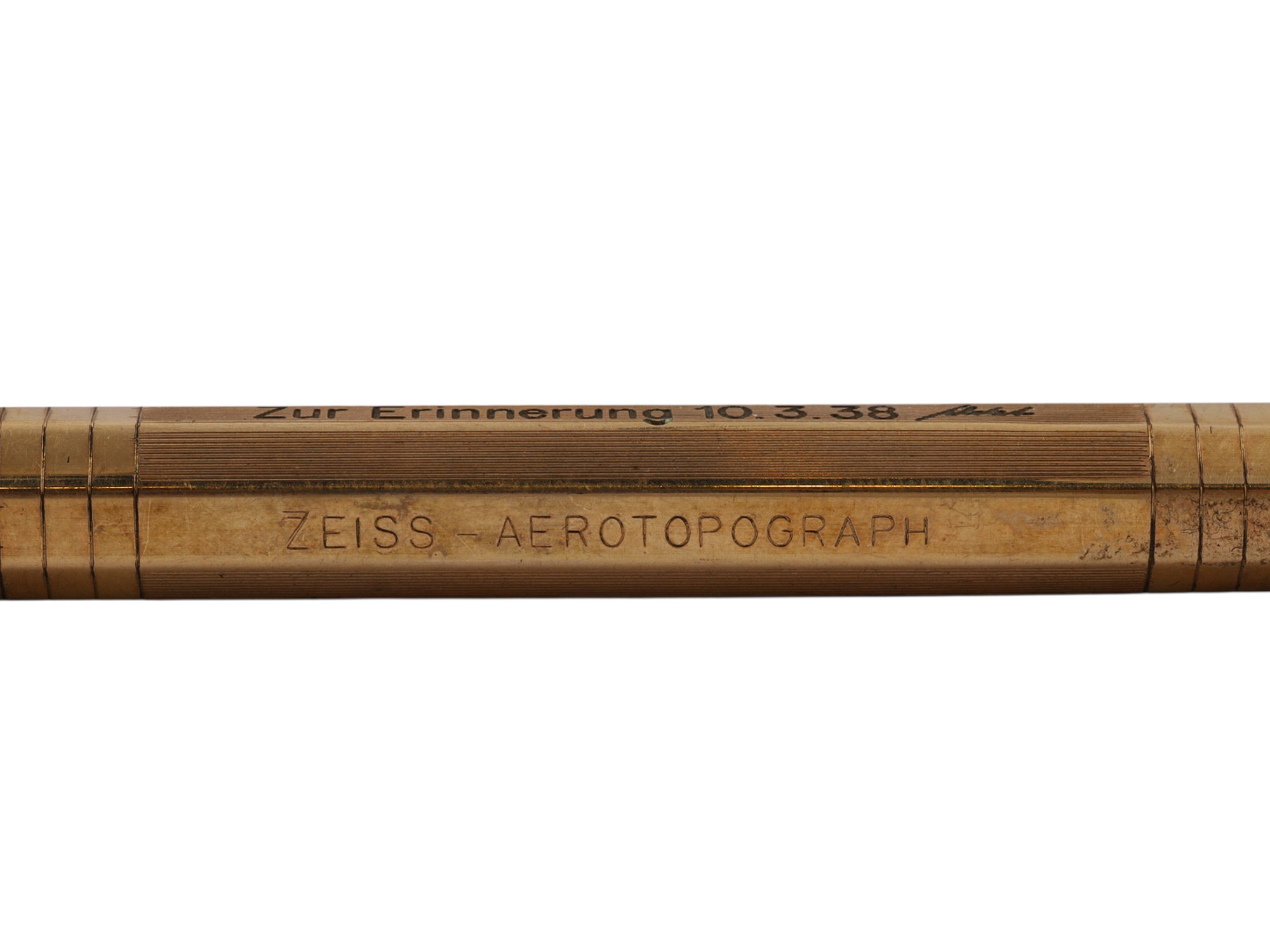 AN ERNST UDET COMMEMORATIVE ZEISS AEROTOPOGRAPH PEN, GIVEN MARCH 10 1938