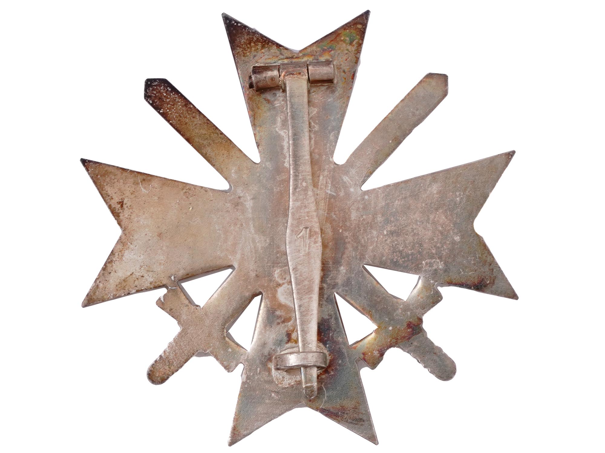 A GERMAN WAR MERIT CROSS FIRST CLASS WITH SWORDS (KRIEGSVERDIENSTKREUZ I. KLASSE MIT SCHWERTERN)