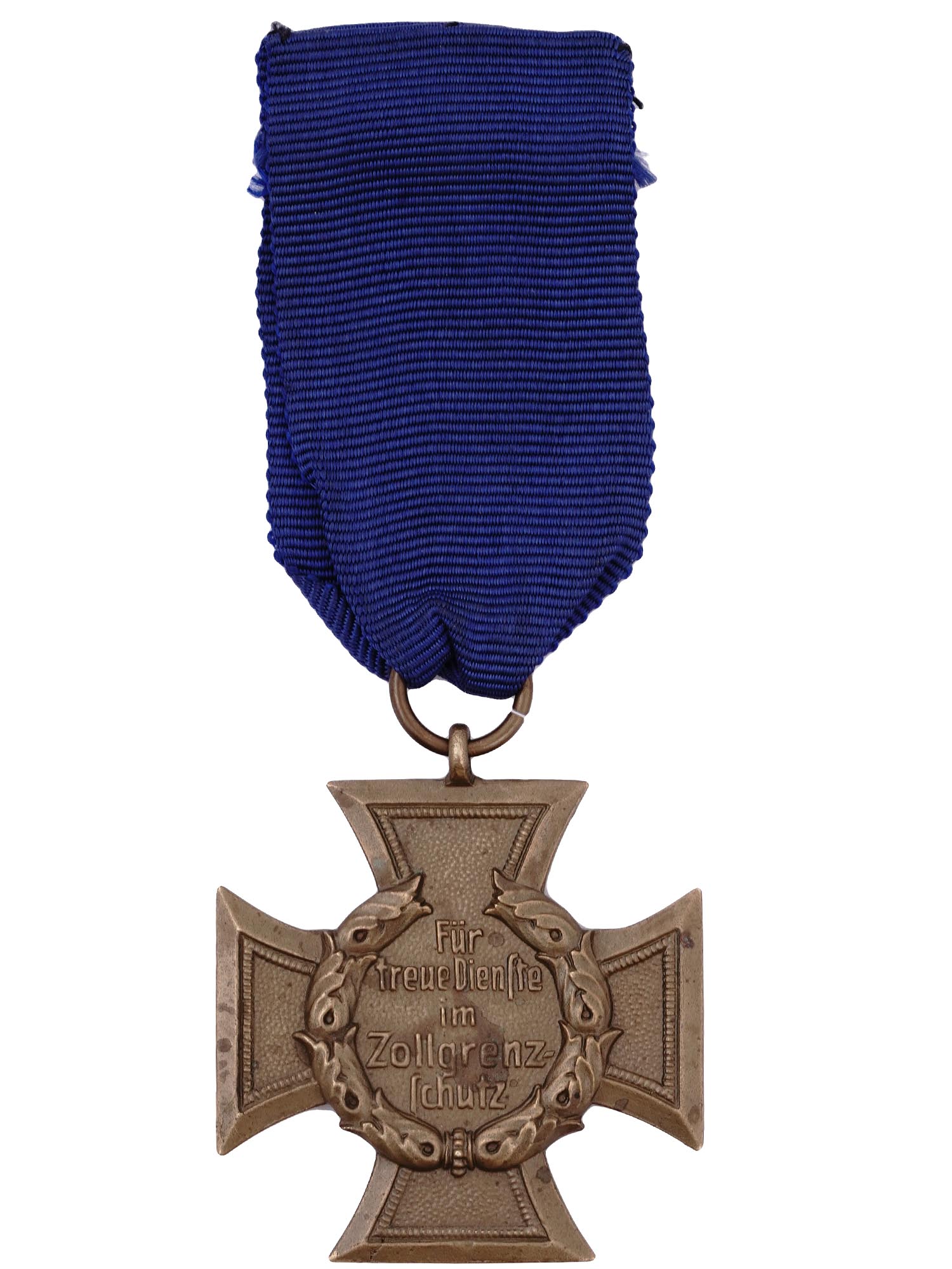A WW2 GERMAN CUSTOMS AND BORDER PROTECTION MEDAL (ZOLLGRENZSCHUTZ-EHRENZEICHEN)