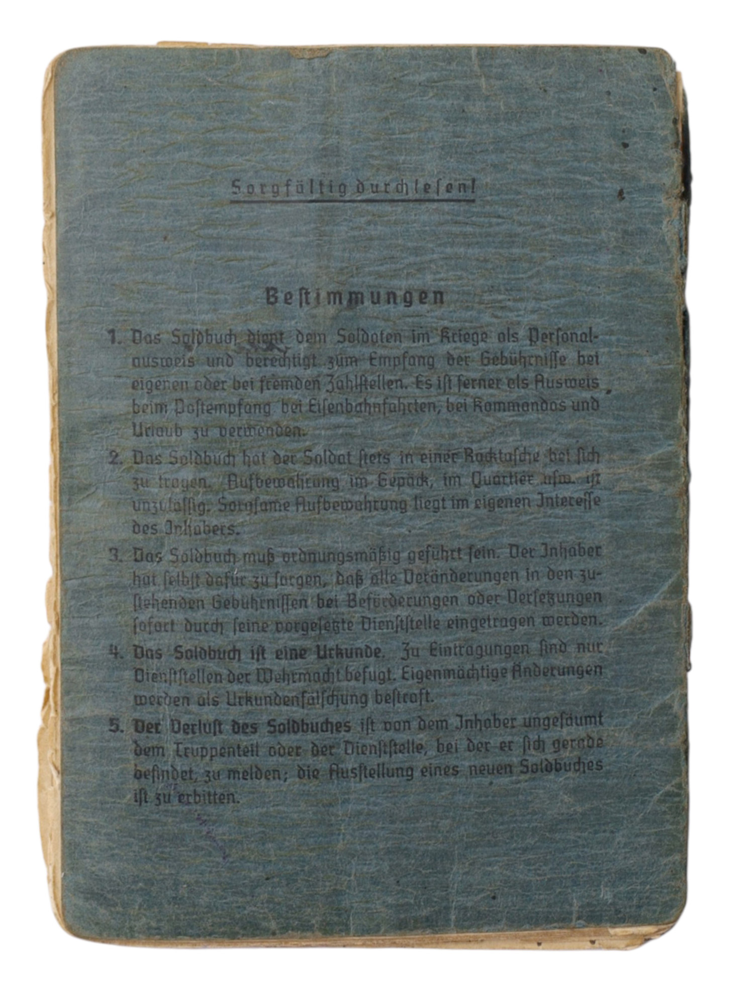 A LUFTWAFFE SOLDBUCH AND PERSONALAUSWEIS TO JOHANN WIESNIEWSKI, COMBAT AIRCREW NCO, 1939–1942