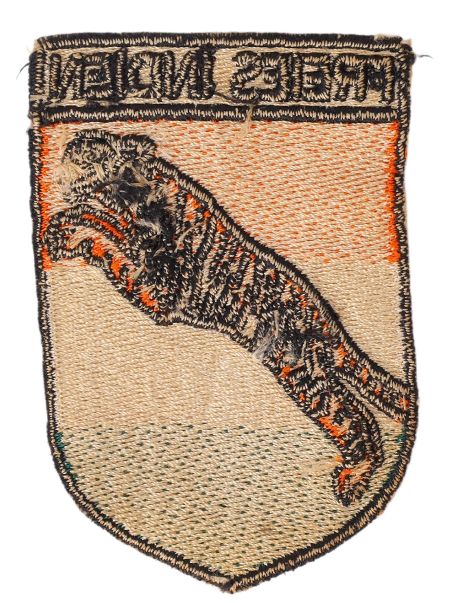 A WW2 FREE INDIA LEGION GERMAN SLEEVE PATCH, C. 1941-1945
