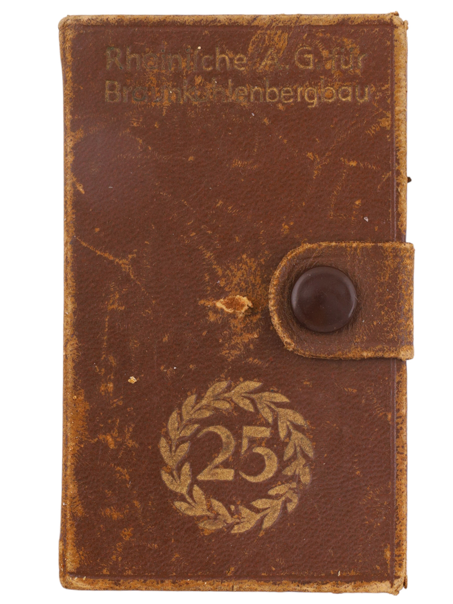 A GERMAN MINING SERVICE AWARD FOR 25 YEARS, RHEINISCHE AG FÜR BRAUNKOHLENBERGBAU, C. 1930S–1940S