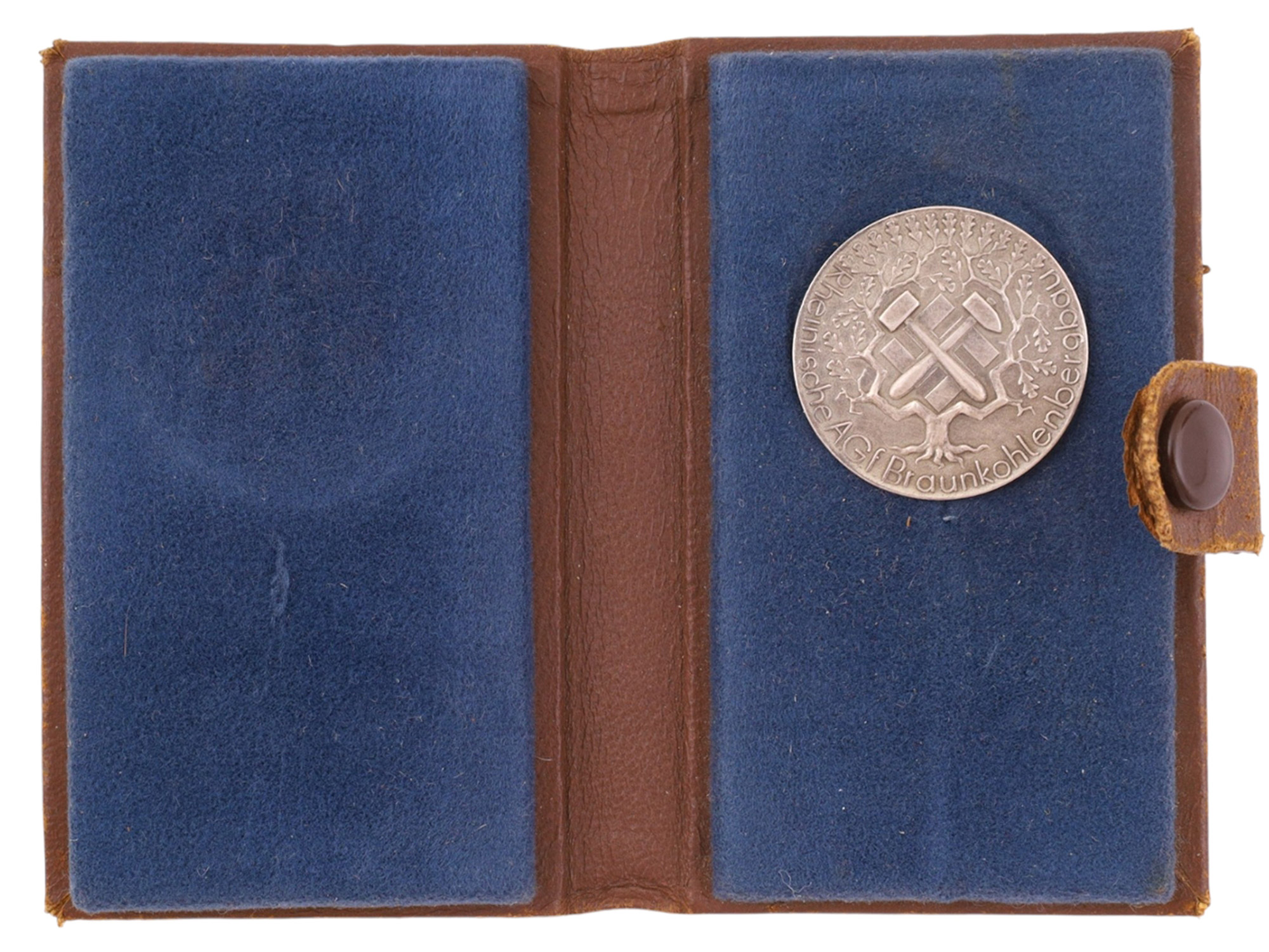 A GERMAN MINING SERVICE AWARD FOR 25 YEARS, RHEINISCHE AG FÜR BRAUNKOHLENBERGBAU, C. 1930S–1940S