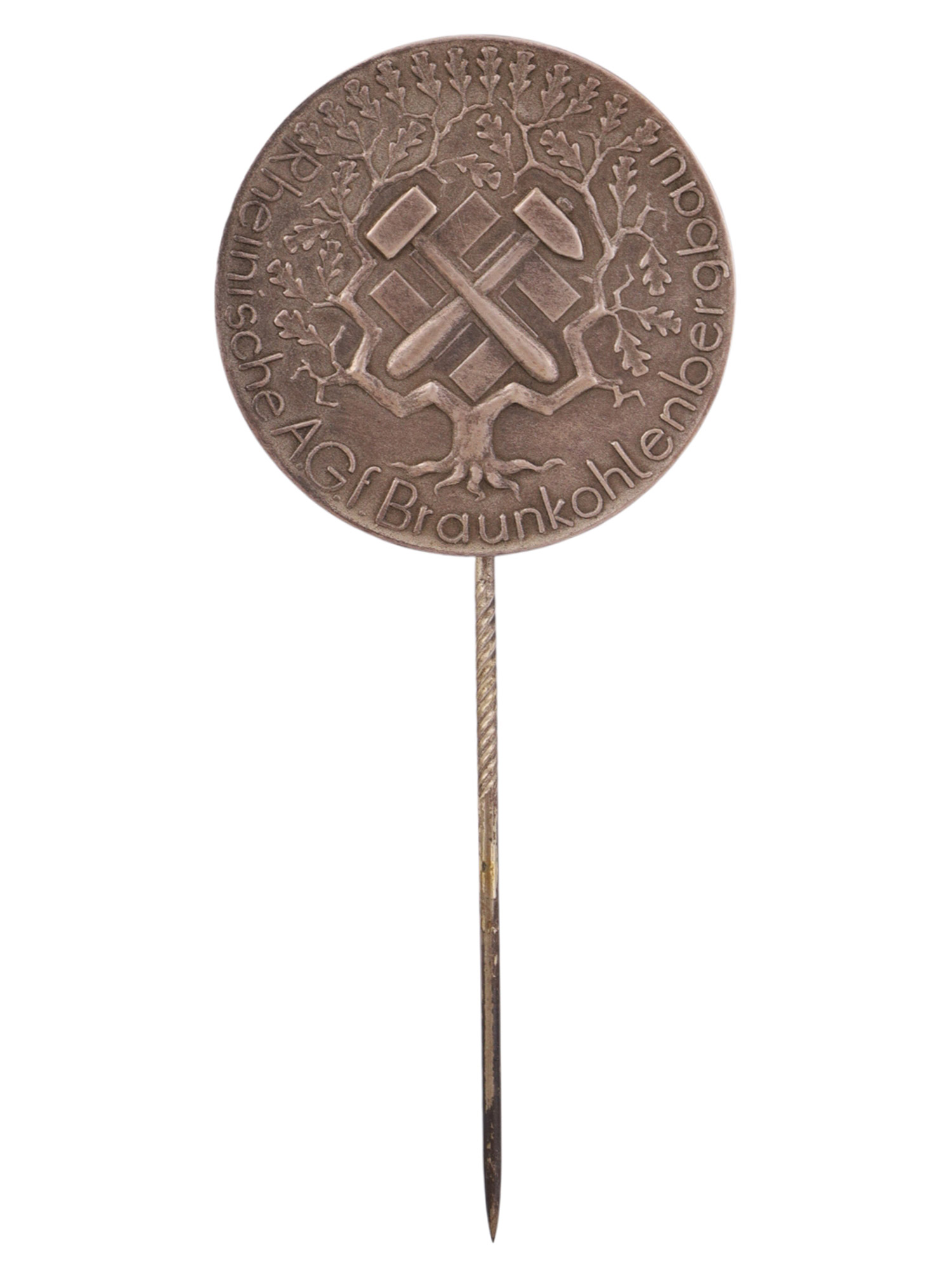 A GERMAN MINING SERVICE AWARD FOR 25 YEARS, RHEINISCHE AG FÜR BRAUNKOHLENBERGBAU, C. 1930S–1940S