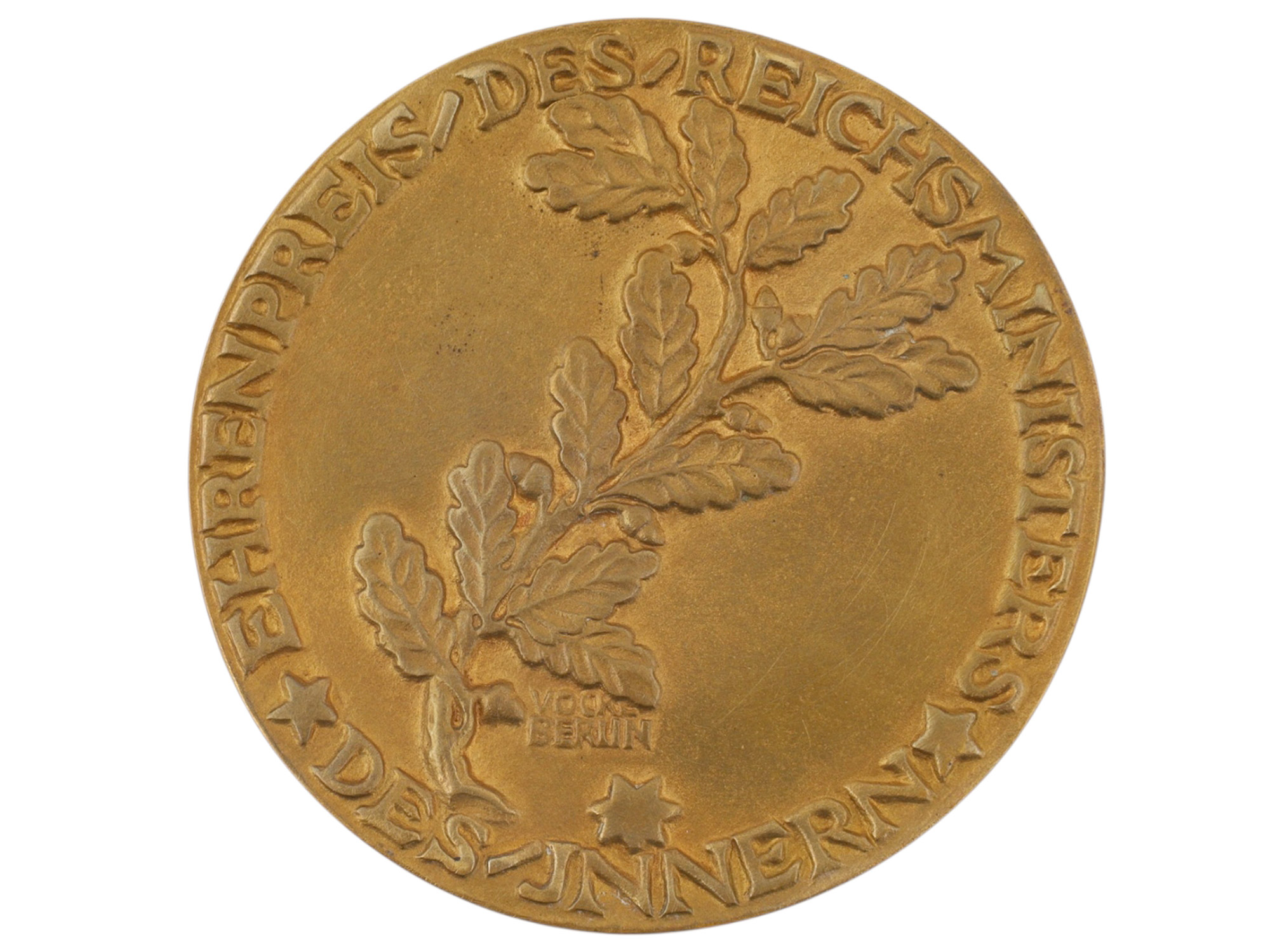 A CASED GERMAN NATIONAL POLICE CHAMPIONSHIP COMMEMORATIVE MEDAL, 1928–1930
