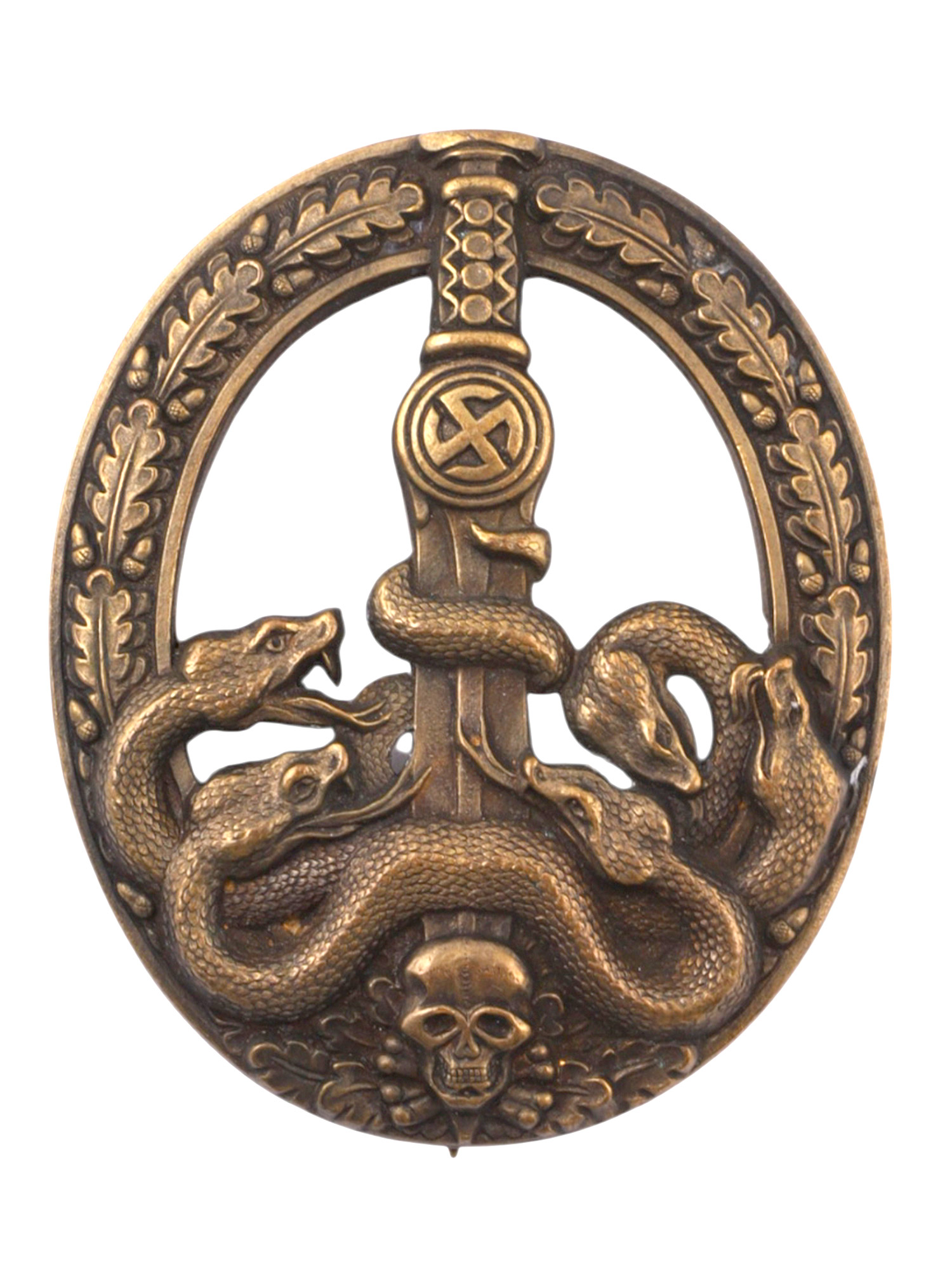 A GERMAN ANTI-PARTISAN WAR BADGE (BANDENKAMPFABZEICHEN)
