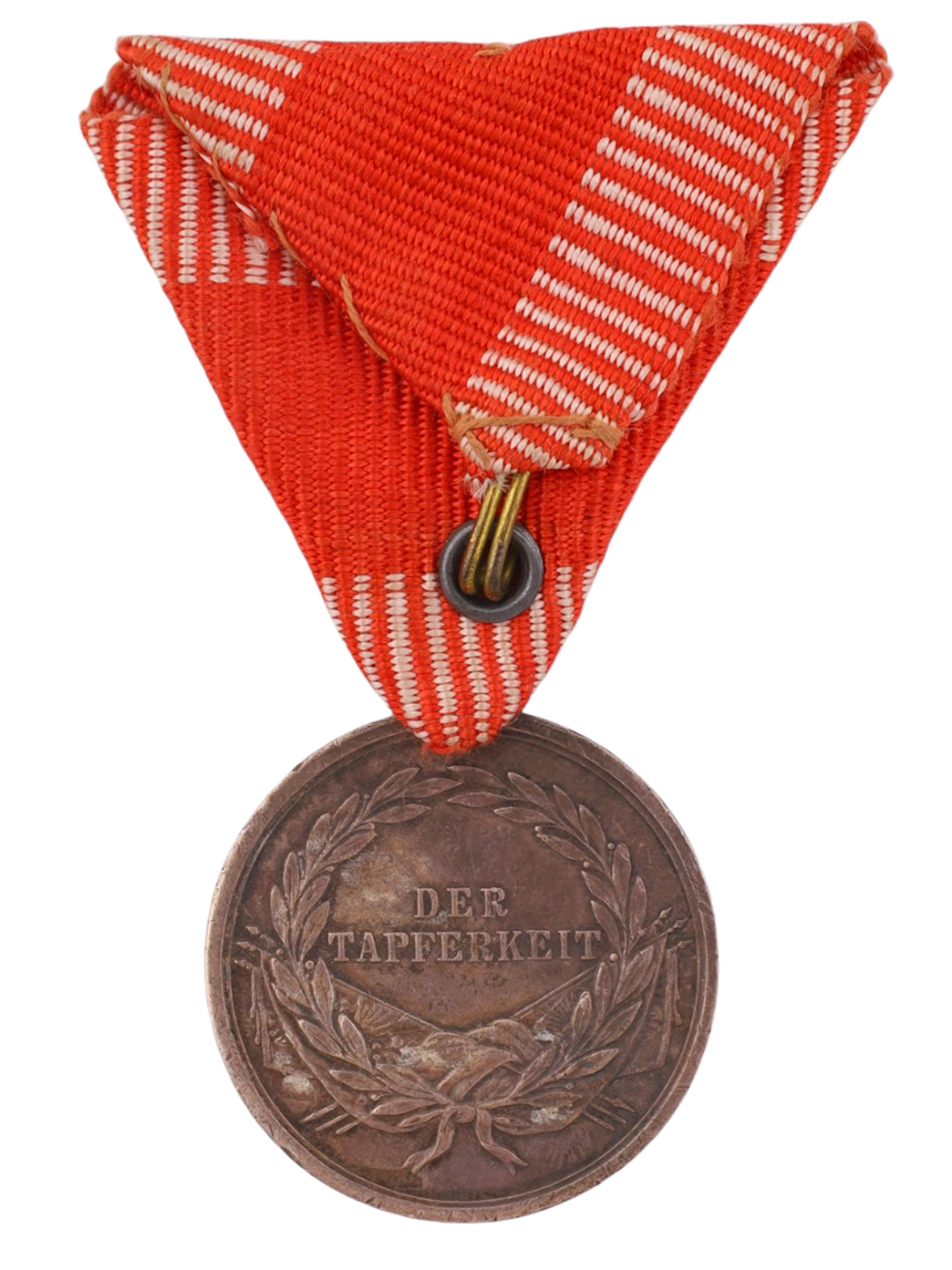 AN AUSTRIAN BRAVERY MEDAL (TAPFERKEITSMEDAILLE), FRANZ JOSEPH I, BRONZE CLASS