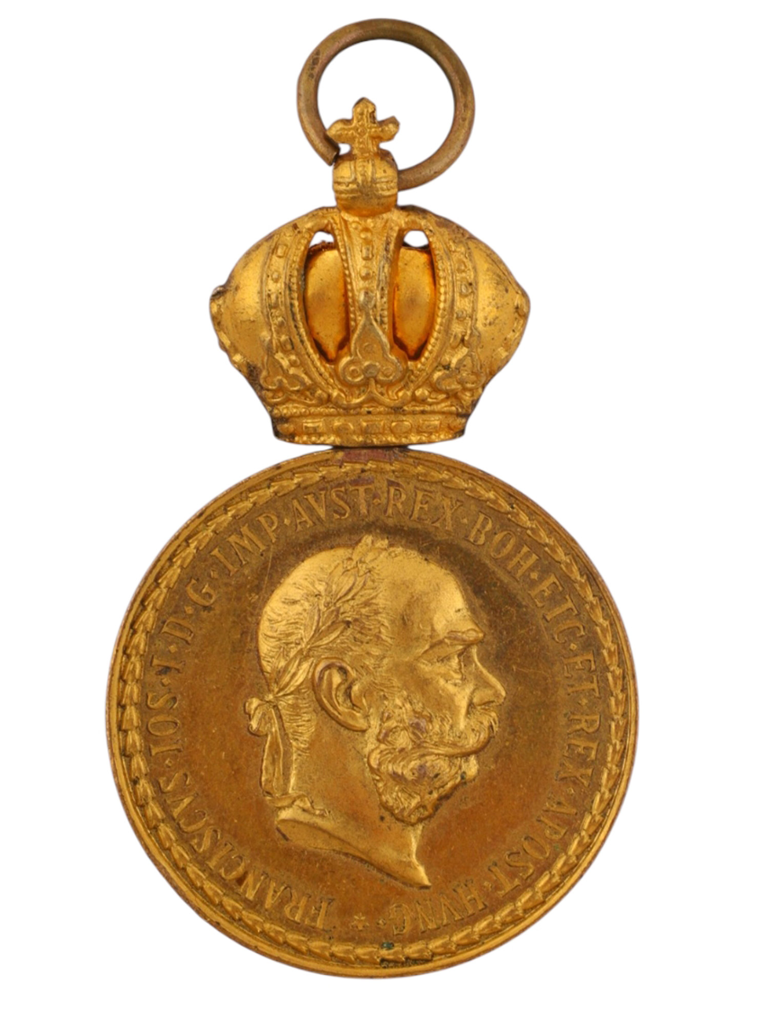 A FRANZ JOSEPH I MILITARY MERIT MEDAL, PERSONALIZED TO AN OFFICER OF THE 94TH INFANTRY REGIMENT