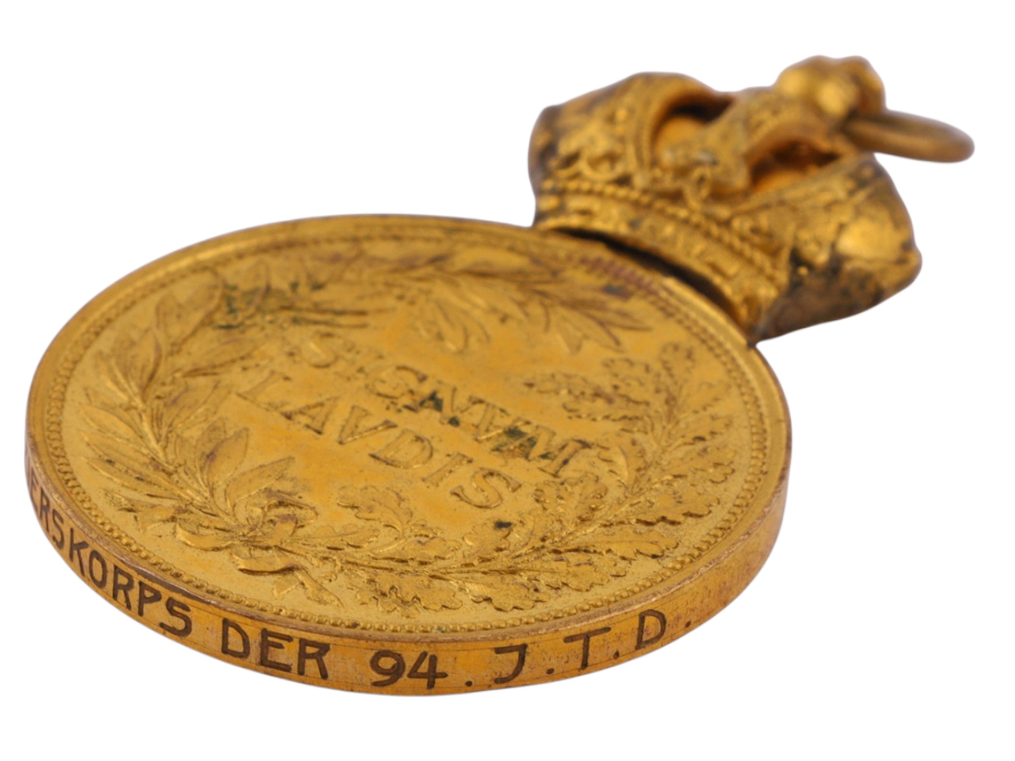 A FRANZ JOSEPH I MILITARY MERIT MEDAL, PERSONALIZED TO AN OFFICER OF THE 94TH INFANTRY REGIMENT