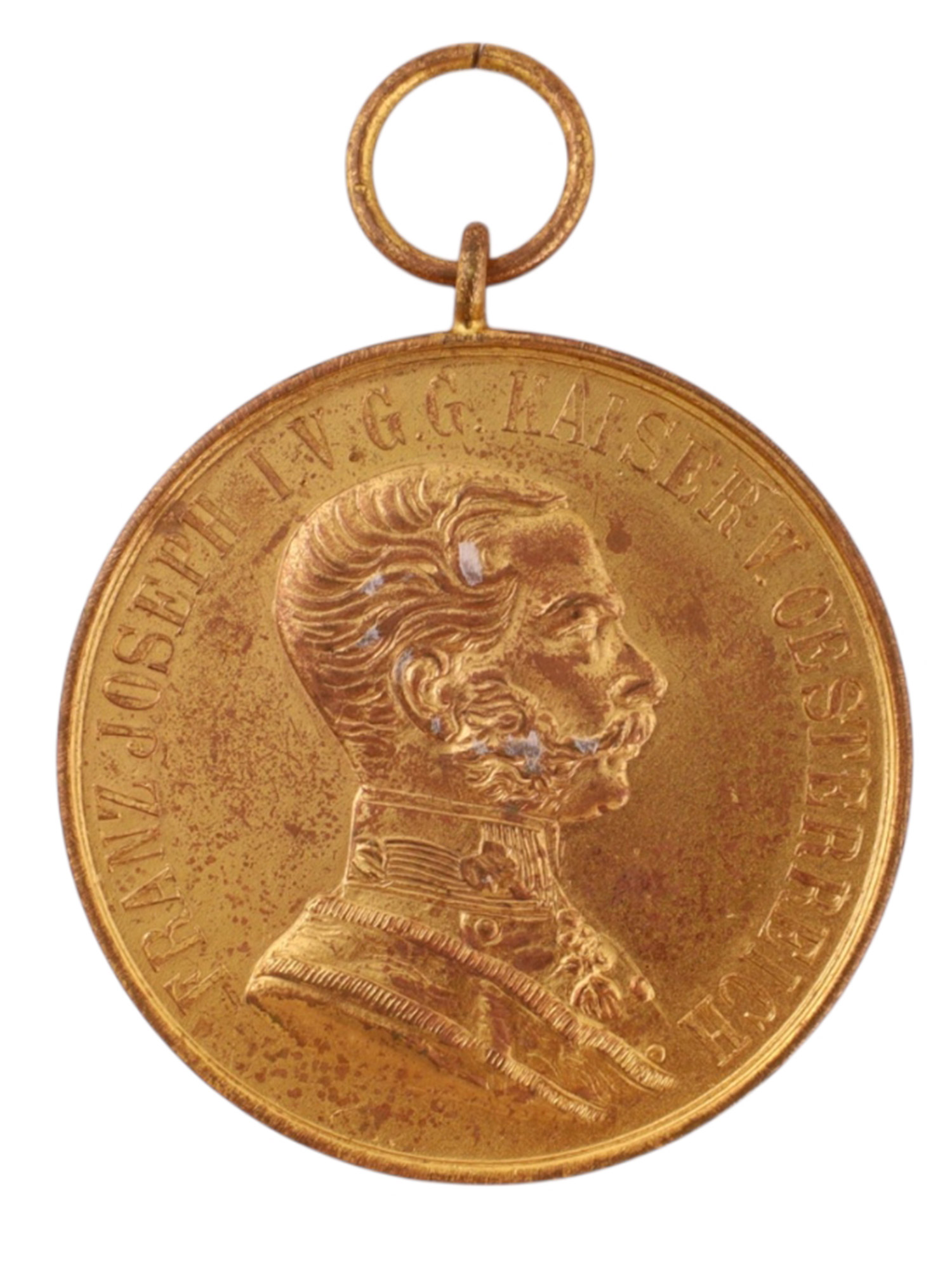 AN AUSTRO-HUNGARIAN GOLDEN MEDAL FOR BRAVERY, C. 1866 - 1917