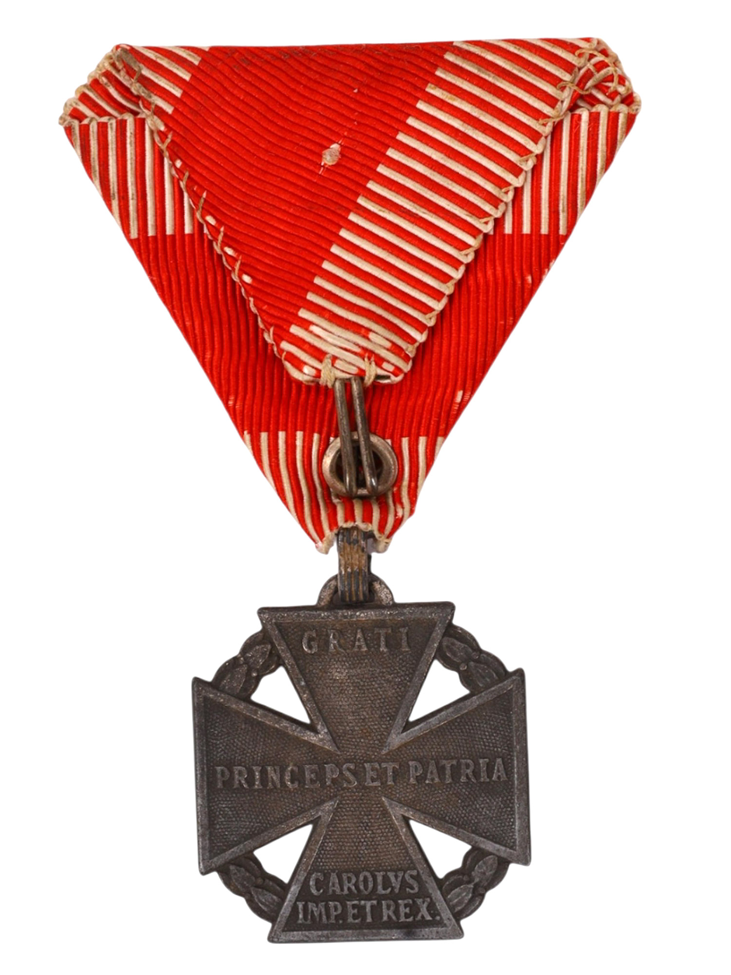 A WW1 AUSTRO-HUNGARIAN IMPERIAL KARL TROOP CROSS, 1916