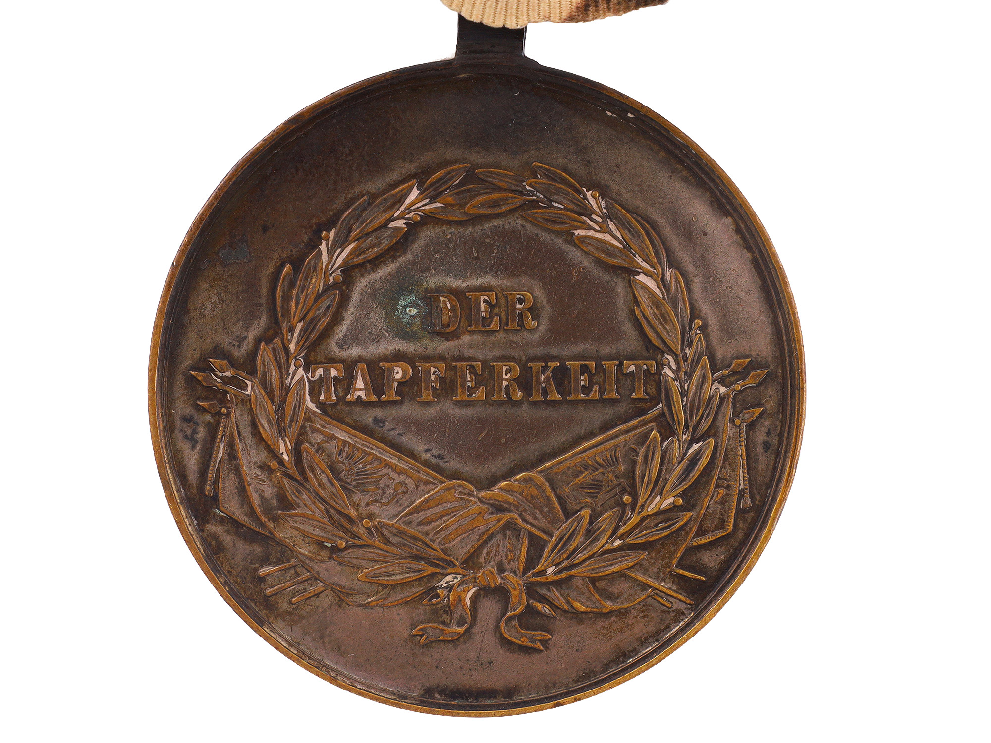 AN AUSTRO-HUNGARIAN WORLD WAR I VETERAN'S MEDAL BAR WITH MILITARY MERIT CROSS, BRAVERY MEDAL, SIGNUM LAUDIS, KARL TRUPPENKREUZ AND COMMEMORA