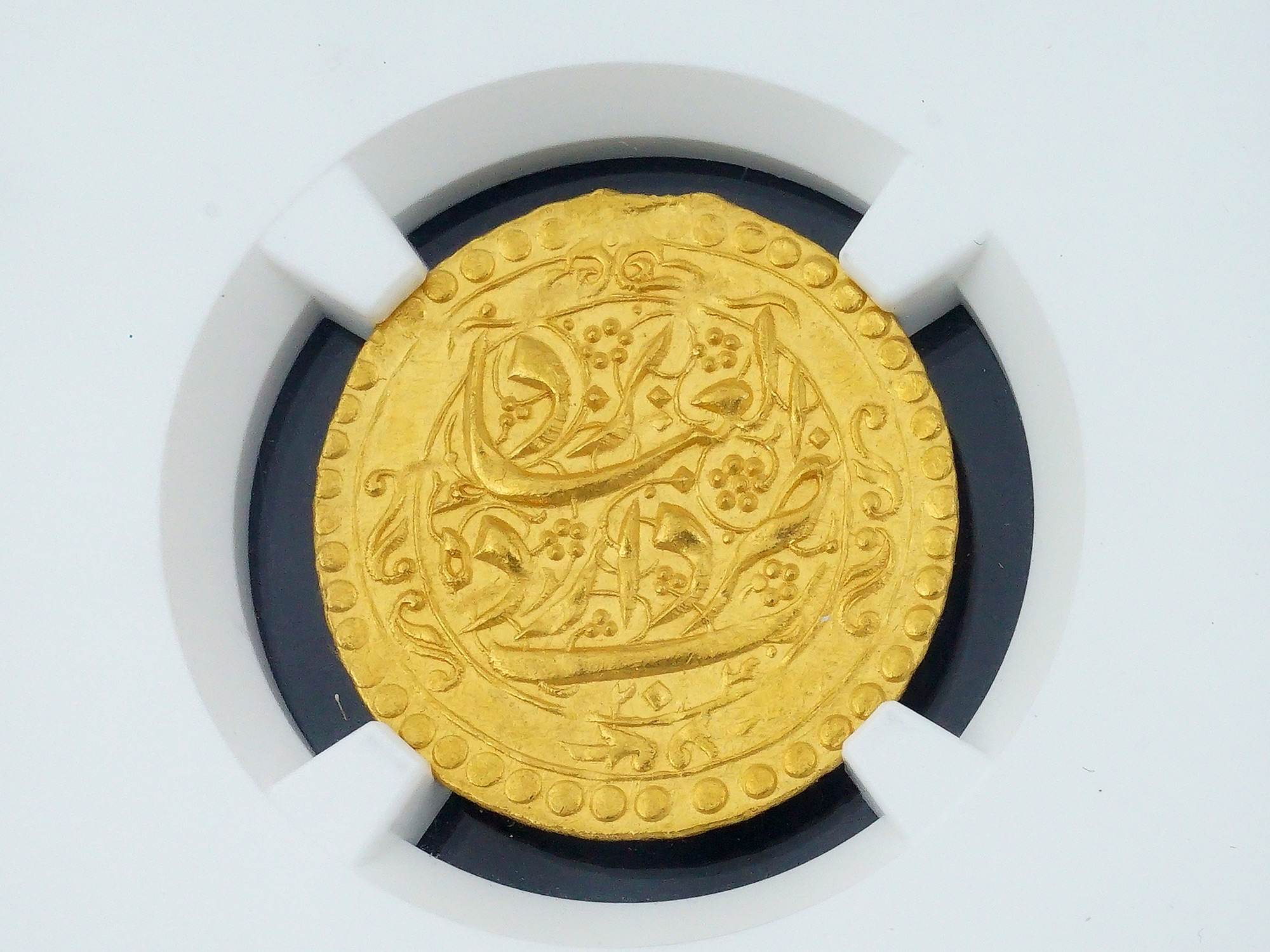 AH1240(1825) IRAN QAJAR, FATH 'ALI SHAH TEHRAN, ERROR DATE "1204" TOMAN COIN