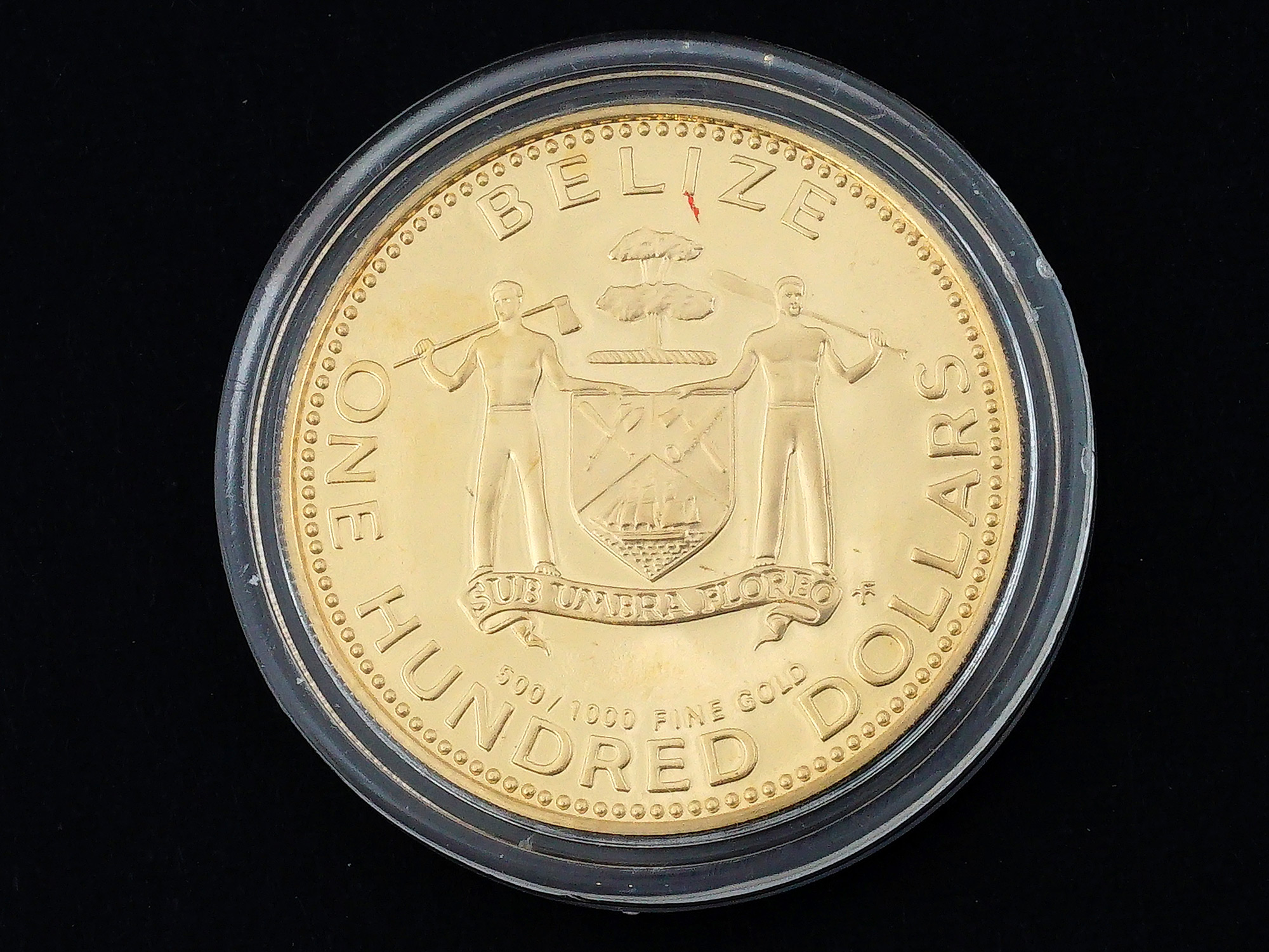 BELIZE 100 DOLLARS KM# 59 1979FM (U) COIN