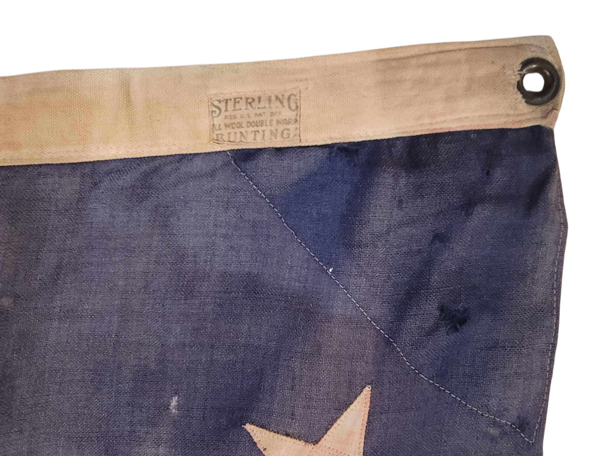 A LARGE AMERICAN 48-STAR NATIONAL FLAG, WWII PERIOD