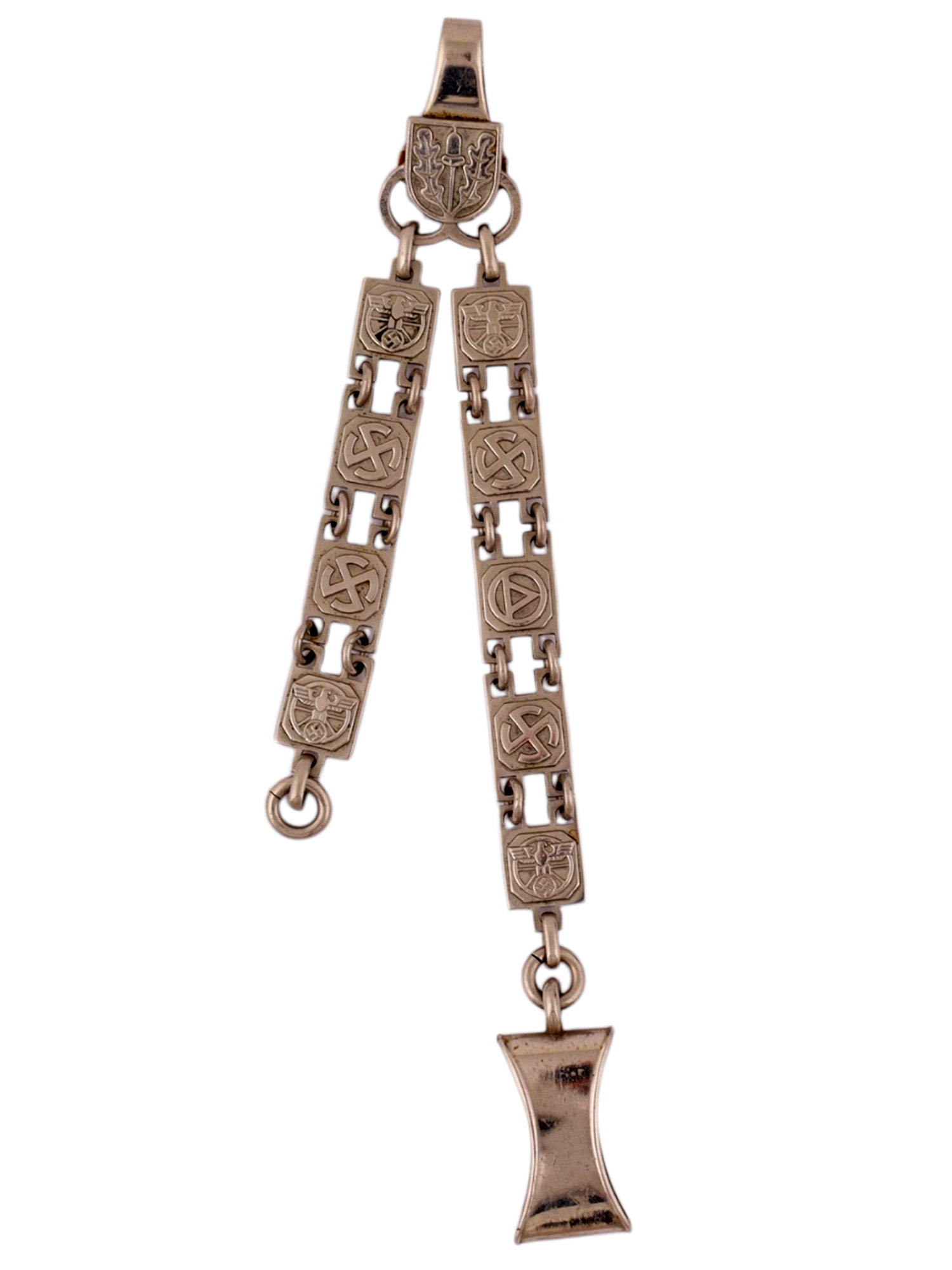 A NSKK M1936 DAGGER HANGER (CHAIN TYPE), THIRD REICH PERIOD