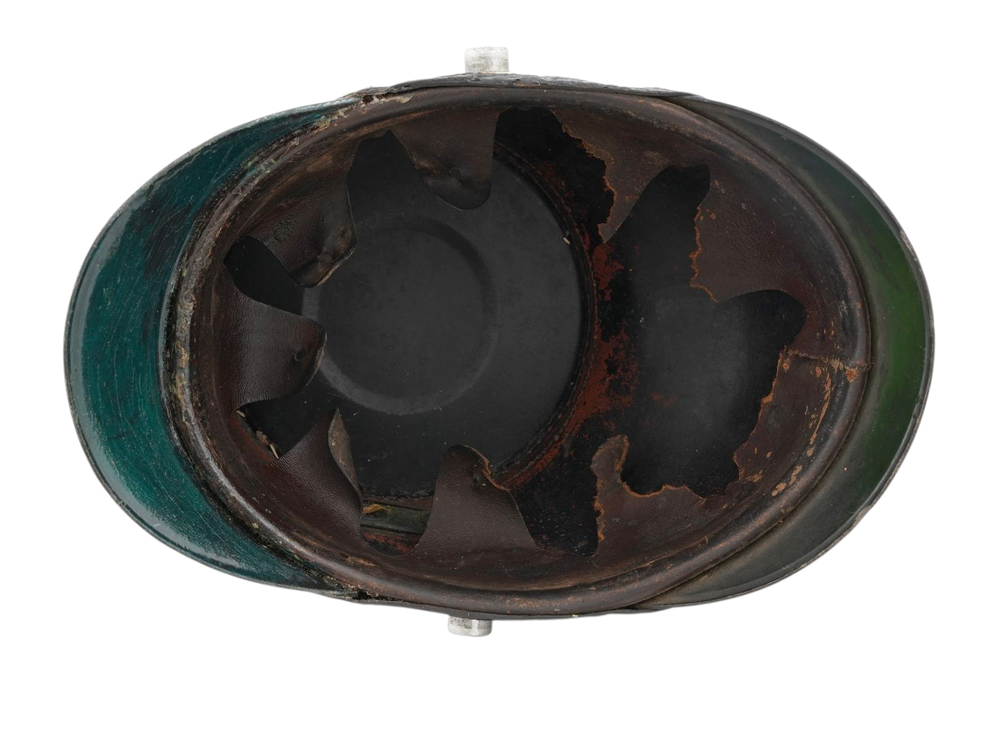 A THIRD REICH ERA GERMAN POLICE (SCHUTZPOLIZEI) SHAKO