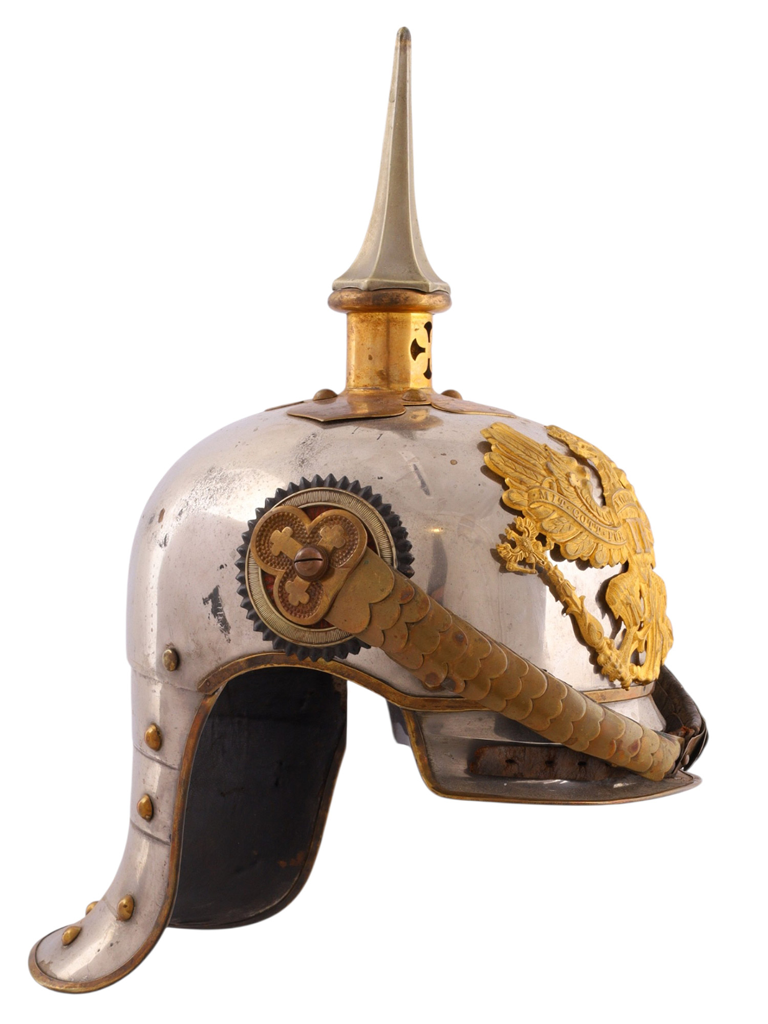 A GERMAN PRUSSIAN CUIRASSIER HELMET (KÜRASSIERHELM), MODEL 1889, IMPERIAL GERMAN PERIOD