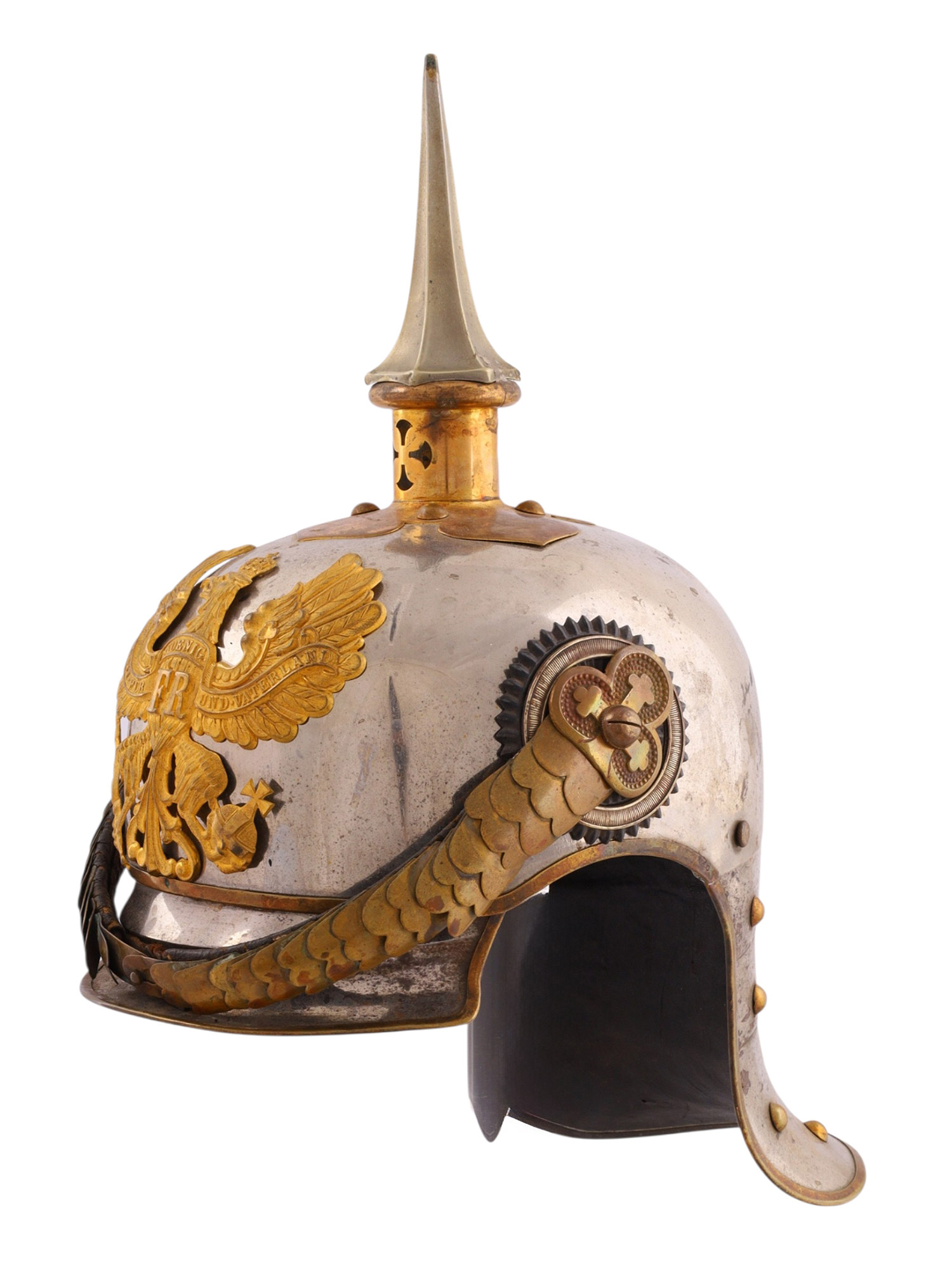A GERMAN PRUSSIAN CUIRASSIER HELMET (KÜRASSIERHELM), MODEL 1889, IMPERIAL GERMAN PERIOD
