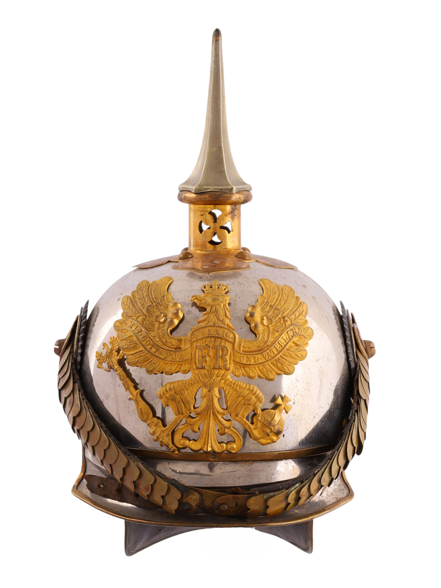 A GERMAN PRUSSIAN CUIRASSIER HELMET (KÜRASSIERHELM), MODEL 1889, IMPERIAL GERMAN PERIOD